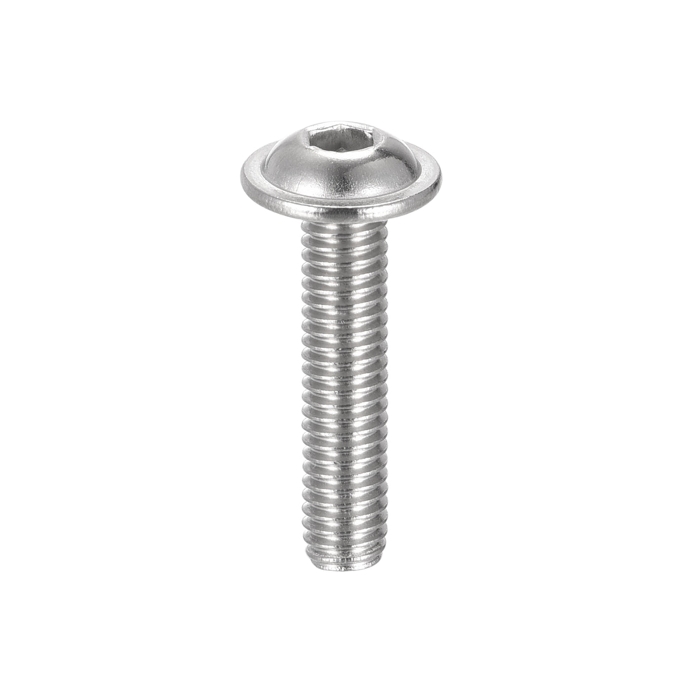 uxcell 304 Stainless Steel Flanged Button Head Socket Cap Screws