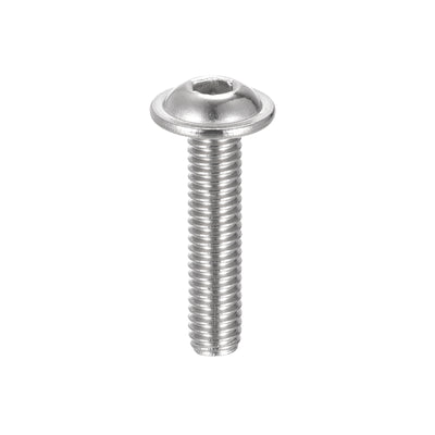 Harfington 304 Stainless Steel Flanged Button Head Socket Cap Screws