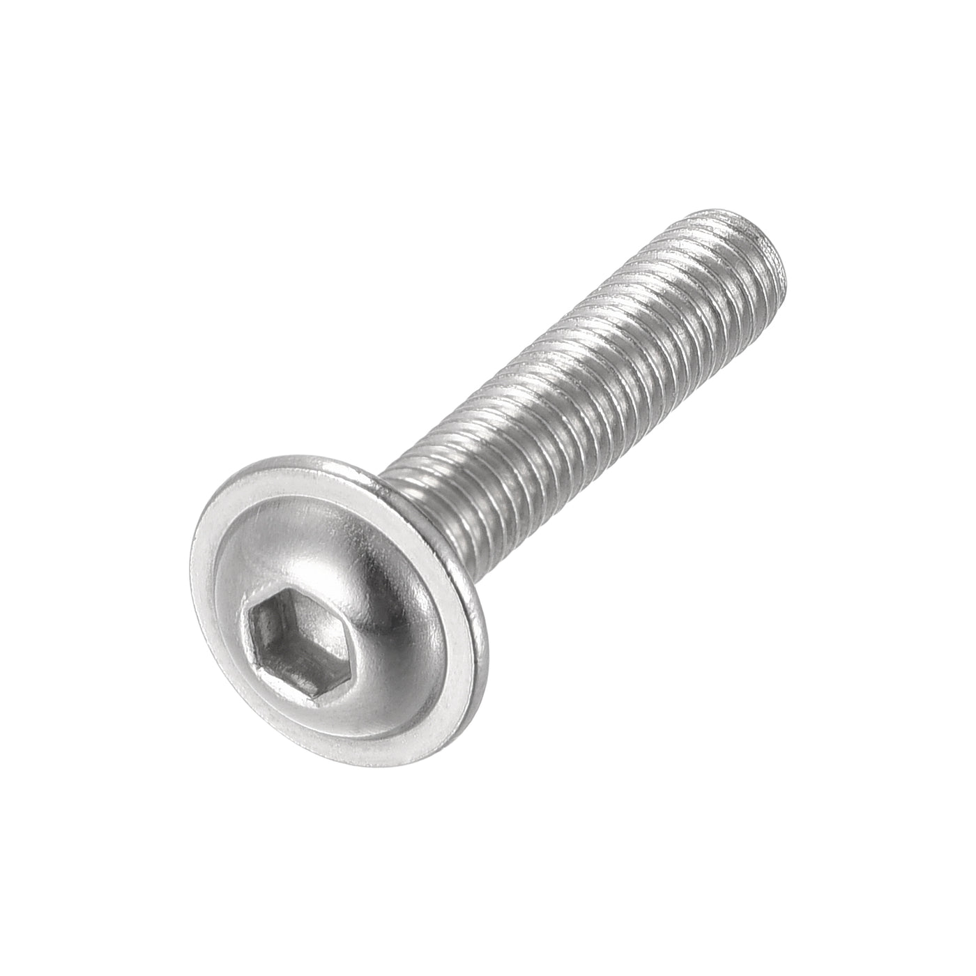 uxcell 304 Stainless Steel Flanged Button Head Socket Cap Screws