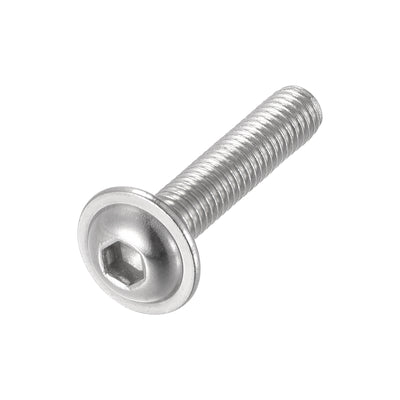 Harfington 304 Stainless Steel Flanged Button Head Socket Cap Screws