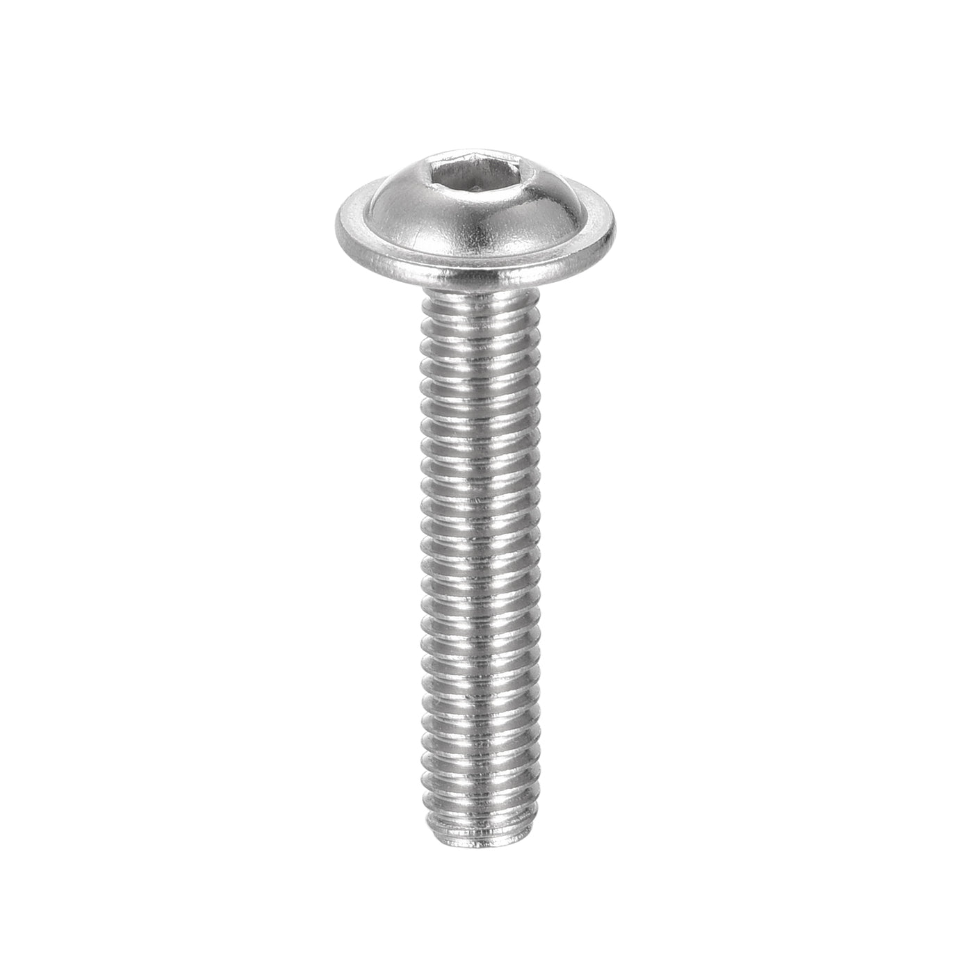 uxcell 304 Stainless Steel Flanged Button Head Socket Cap Screws