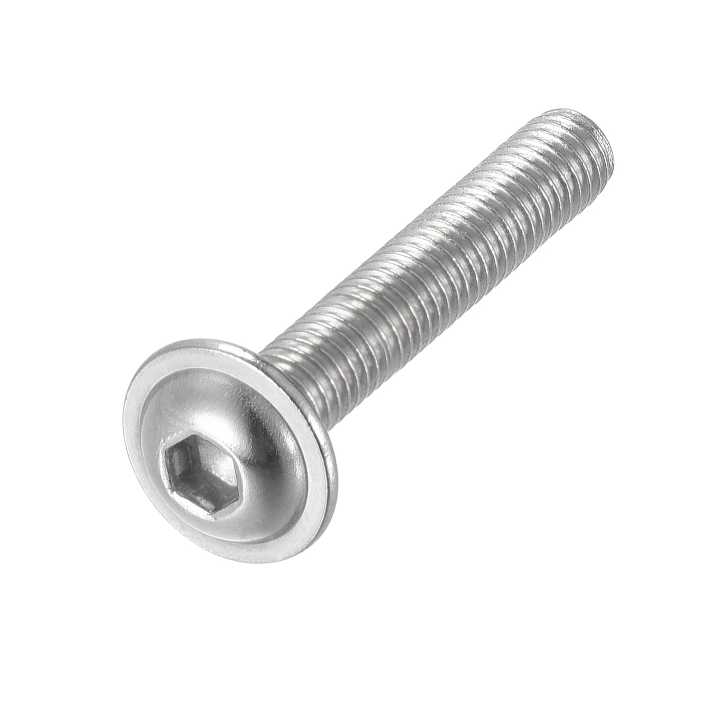 uxcell 304 Stainless Steel Flanged Button Head Socket Cap Screws