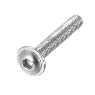 Harfington 304 Stainless Steel Flanged Button Head Socket Cap Screws