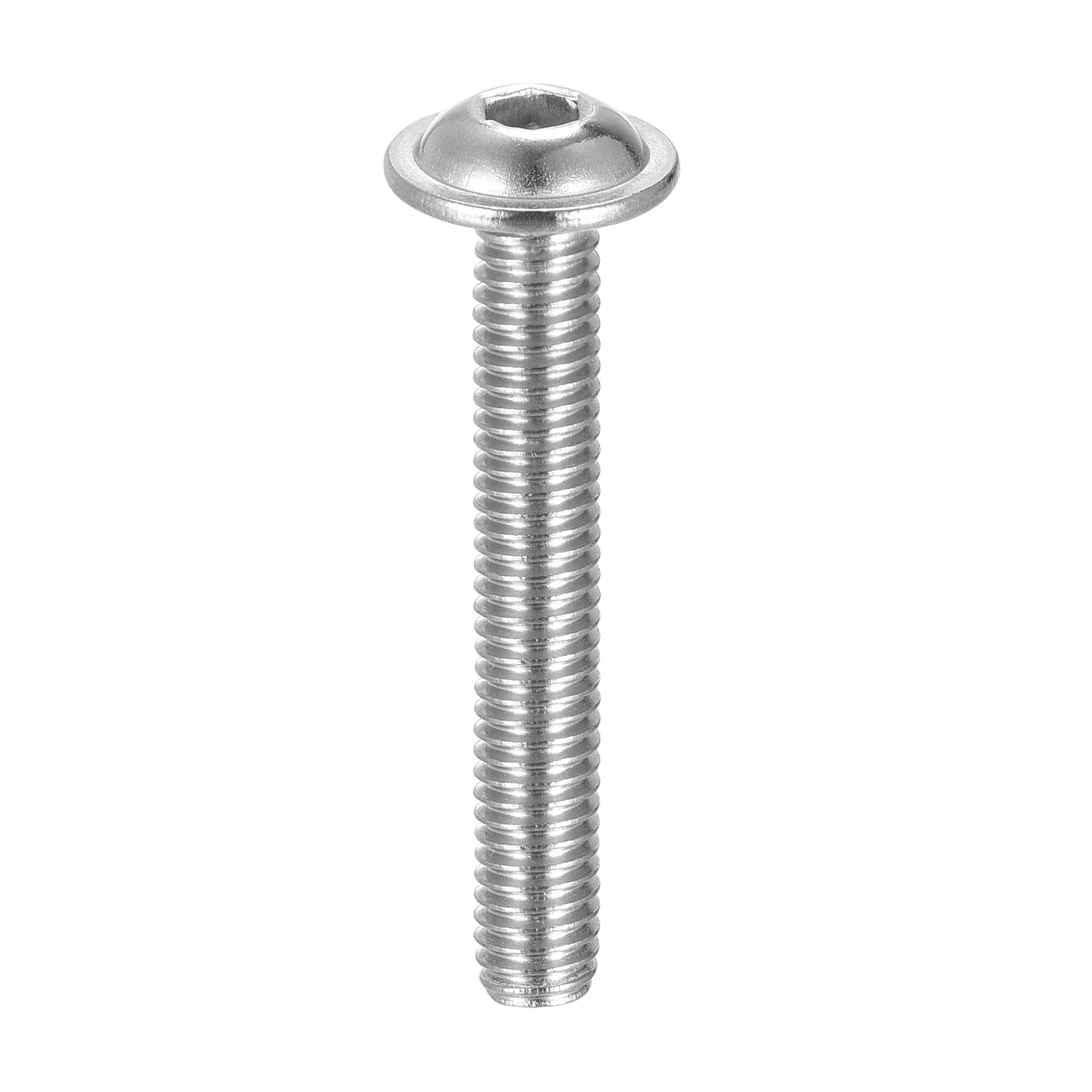 uxcell 304 Stainless Steel Flanged Button Head Socket Cap Screws