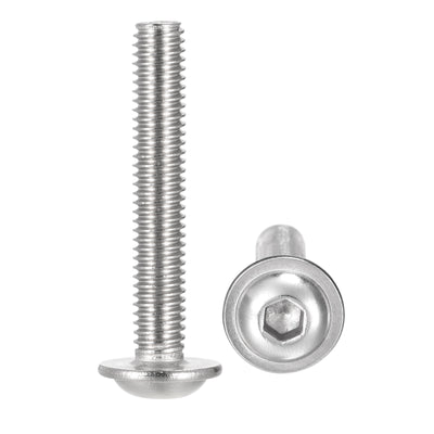 Harfington 304 Stainless Steel Flanged Button Head Socket Cap Screws