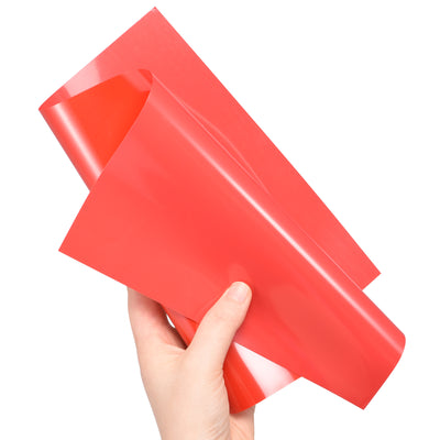 Harfington Uxcell Heat Transfer Vinyl 11.7" x 7.8" Iron-on Vinyl for Clothes 5 Sheets Red