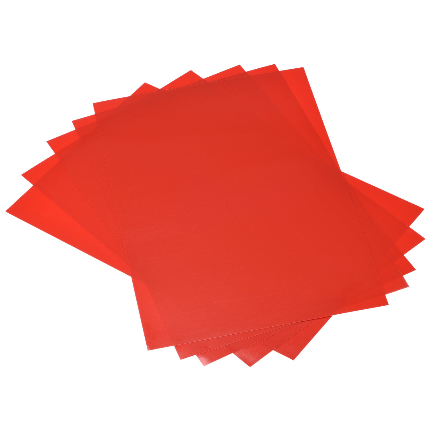 uxcell Uxcell Heat Transfer Vinyl 11.7" x 7.8" Iron-on Vinyl for Clothes 5 Sheets Red