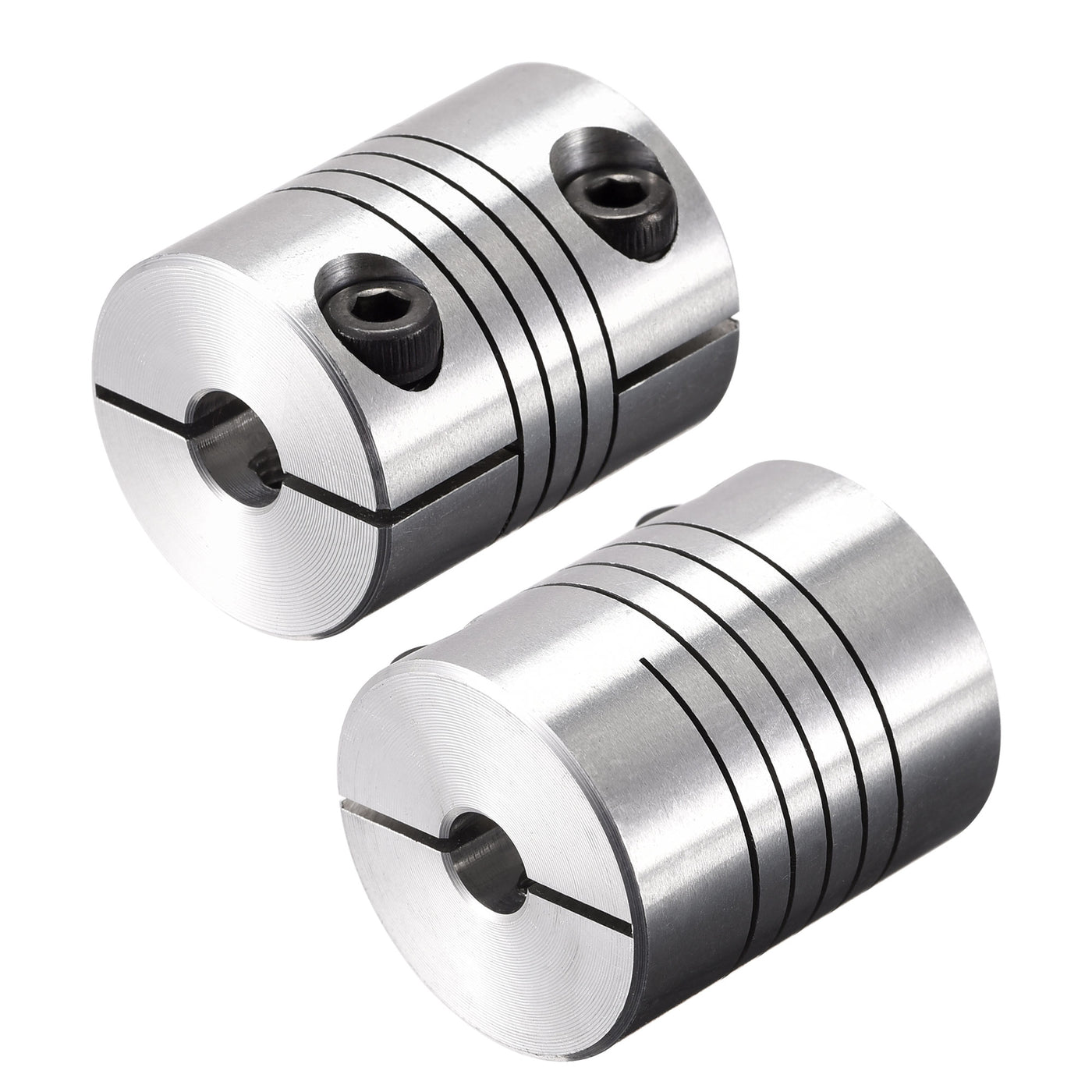 Harfington Motor Shaft 6mm to 7mm Helical Beam Coupler Coupling 25mm Dia 30mm Length