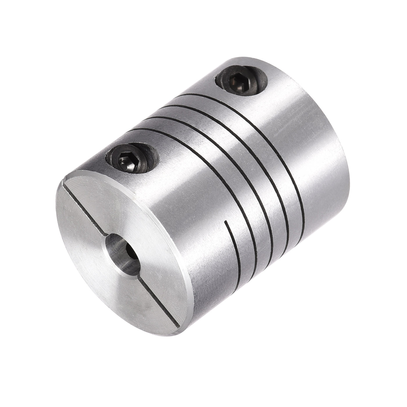 Harfington Motor Shaft 6mm to 7mm Helical Beam Coupler Coupling 25mm Dia 30mm Length