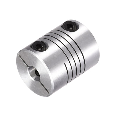 Harfington Motor Shaft 7mm to 10mm Helical Beam Coupler Coupling 25mm Dia 30mm Length