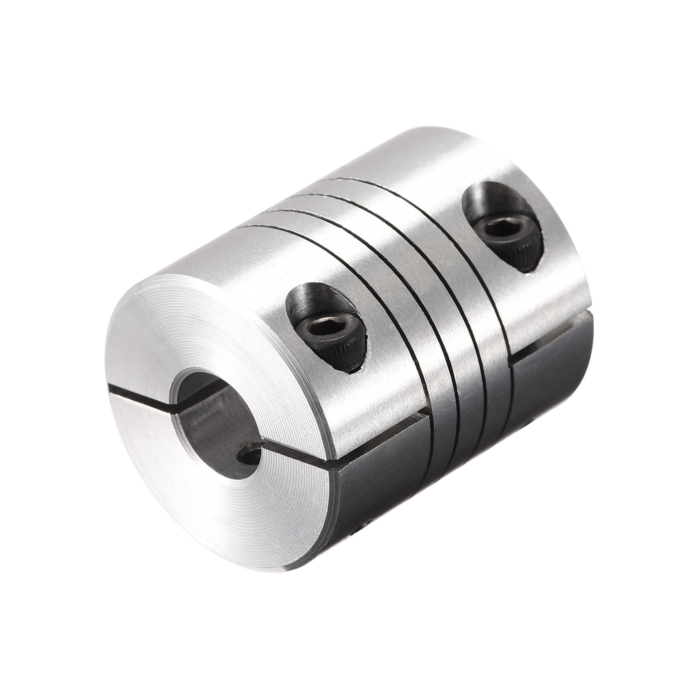 Harfington Motor Shaft 7mm to 10mm Helical Beam Coupler Coupling 25mm Dia 30mm Length
