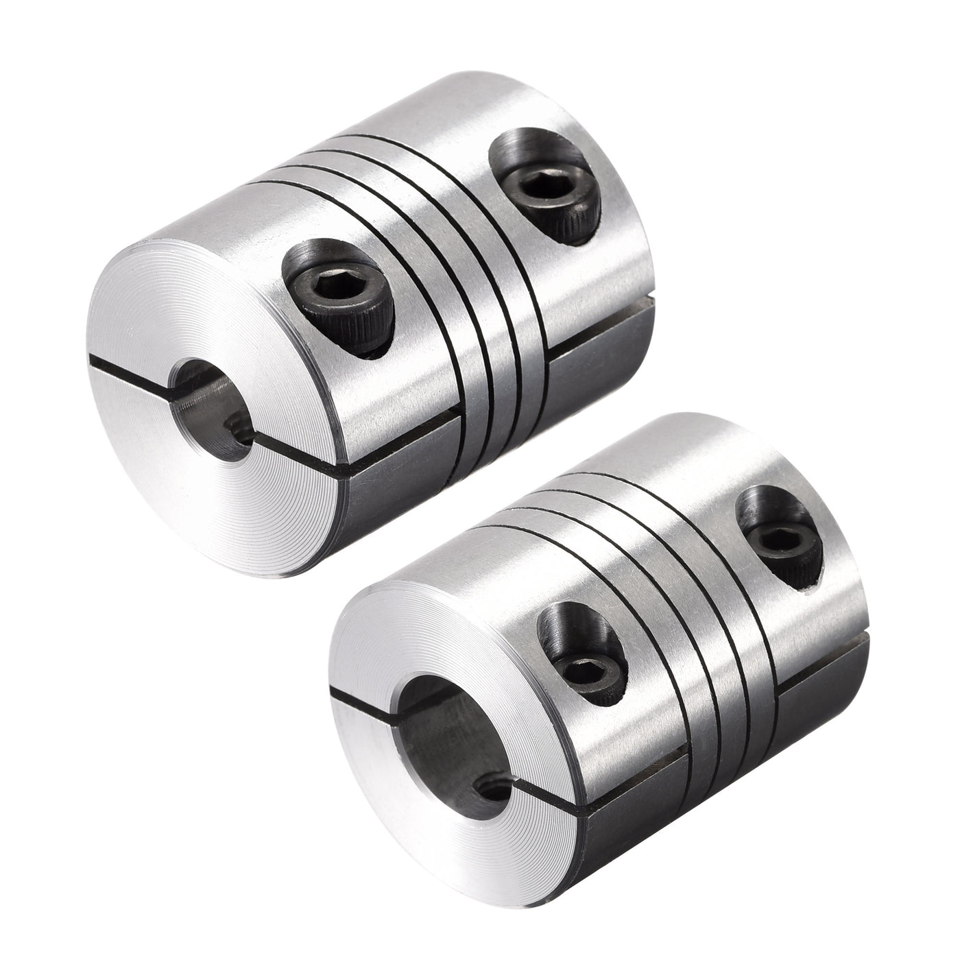 Harfington Motor Shaft 7mm to 12mm Helical Beam Coupler Coupling 25mm Dia 30mm Length