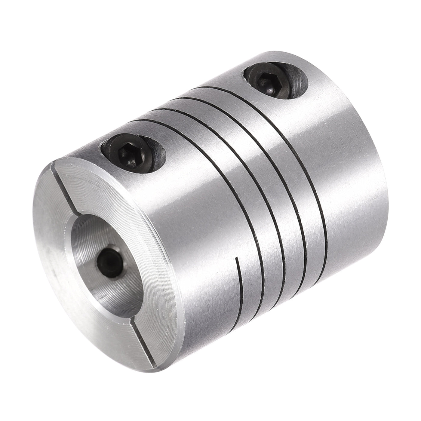Harfington Motor Shaft 7mm to 12mm Helical Beam Coupler Coupling 25mm Dia 30mm Length