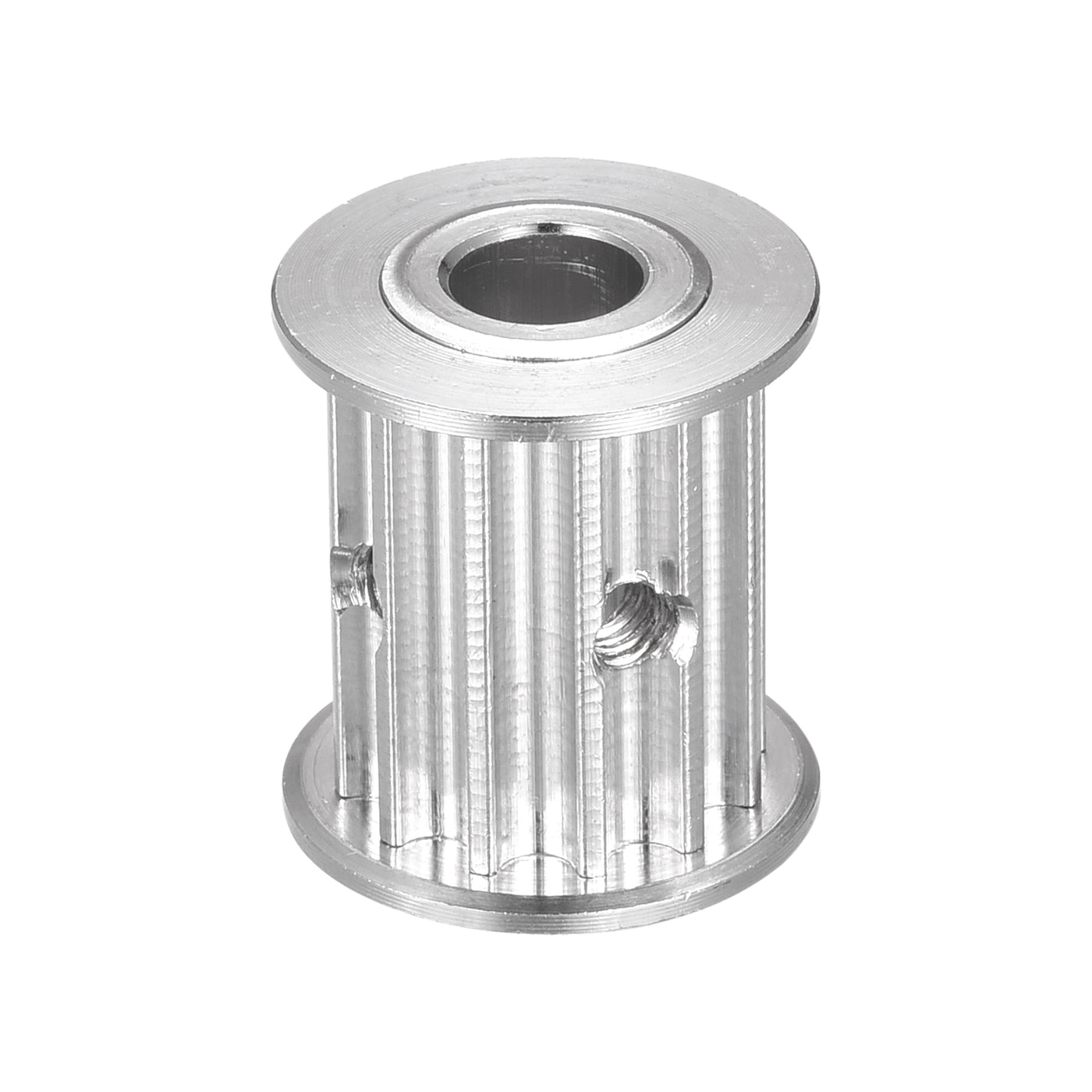 Harfington 5M 12Teeth Timing Pulley Synchronous Wheel Timing Belt Drive without Step 5mm Pitch 6mm Bore for Belt, 3D Printer, CNC