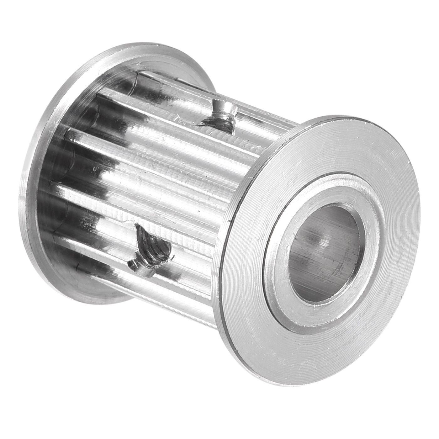 Harfington 5M 12Teeth Timing Pulley Synchronous Wheel Timing Belt Drive without Step 5mm Pitch 6.35mm Bore for Belt, 3D Printer, CNC