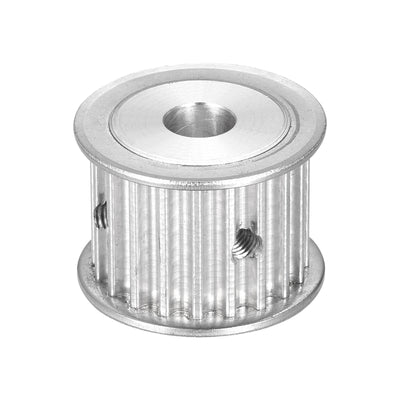 Harfington 5M 20Teeth Timing Pulley Synchronous Wheel Belt Drive without Step 25mm Height 5mm Pitch 7mm Bore for Belt, 3D Printer, CNC