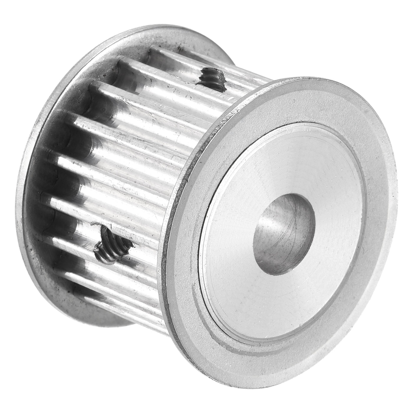 Harfington 5M 20Teeth Timing Pulley Synchronous Wheel Belt Drive without Step 25mm Height 5mm Pitch 7mm Bore for Belt, 3D Printer, CNC