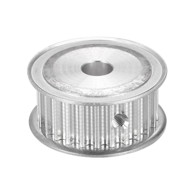 Harfington 5M 25Teeth Timing Pulley Synchronous Wheel Timing Belt Drive without Step 5mm Pitch 8mm Bore for Belt, 3D Printer, CNC