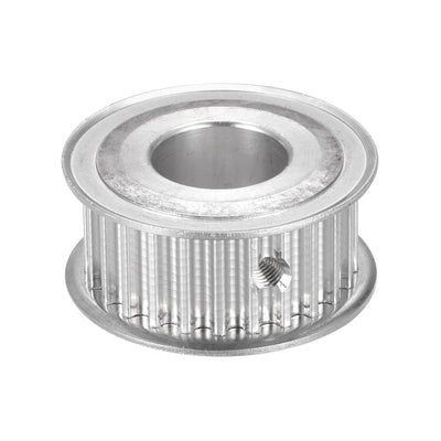 Harfington 5M 25Teeth Timing Pulley Synchronous Wheel Timing Belt Drive without Step 5mm Pitch 18mm Bore for Belt, 3D Printer, CNC