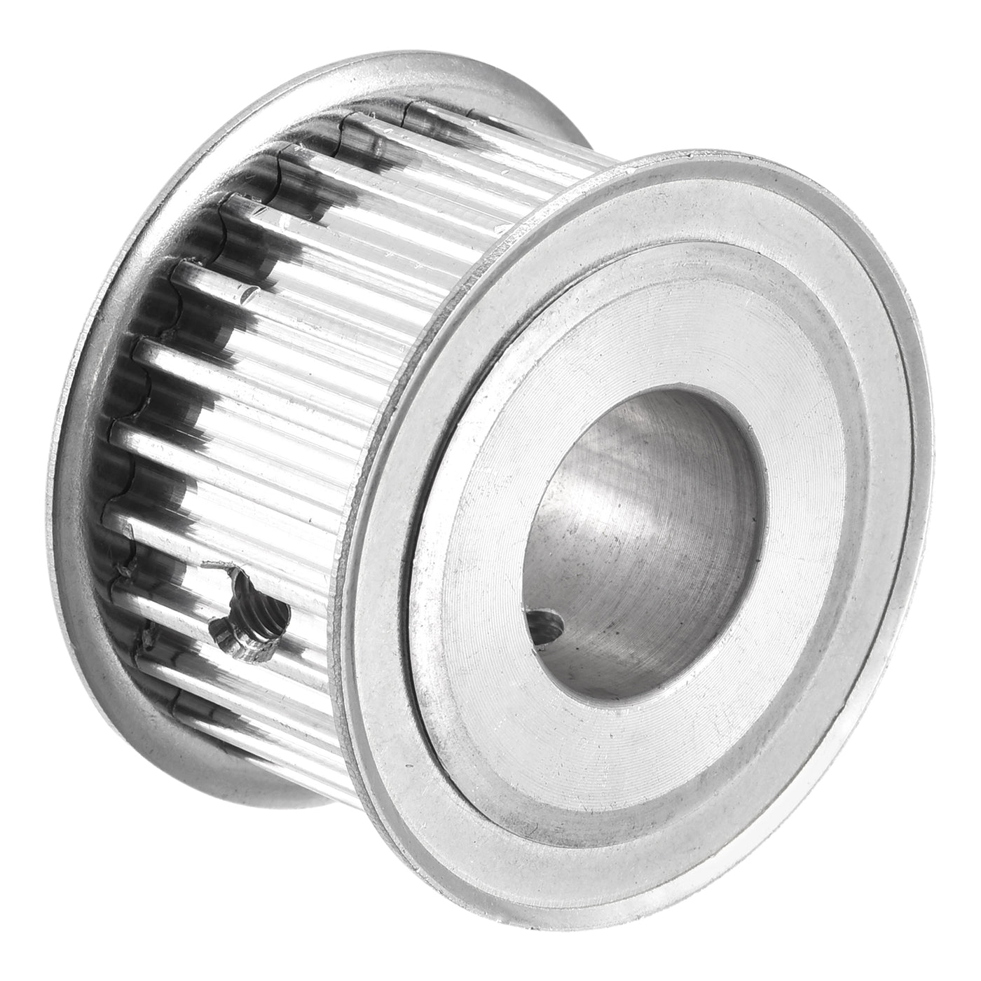 Harfington 5M 25Teeth Timing Pulley Synchronous Wheel Belt Drive without Step 25mm Height 5mm Pitch 16mm Bore for Belt, 3D Printer, CNC