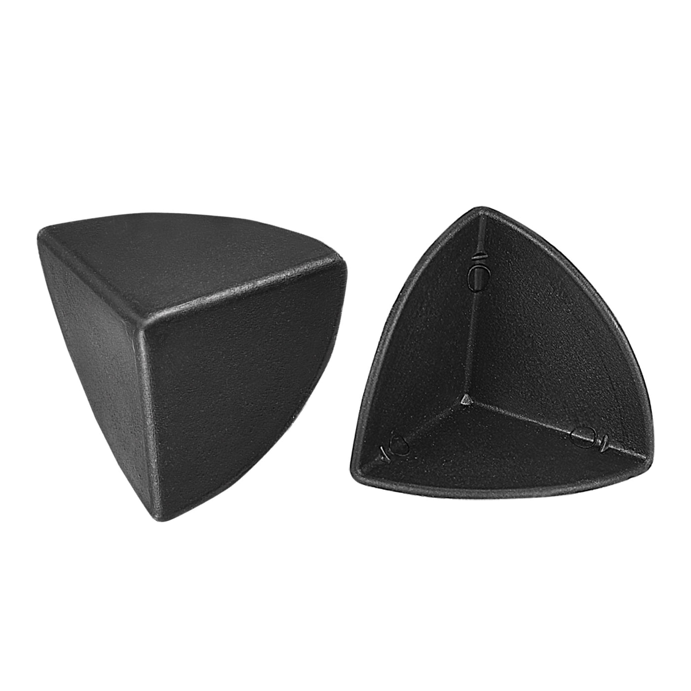 Harfington Corner Protector PP Plastic 1.38" x 1.38" x 1.38" for Carton Black Pack of 24