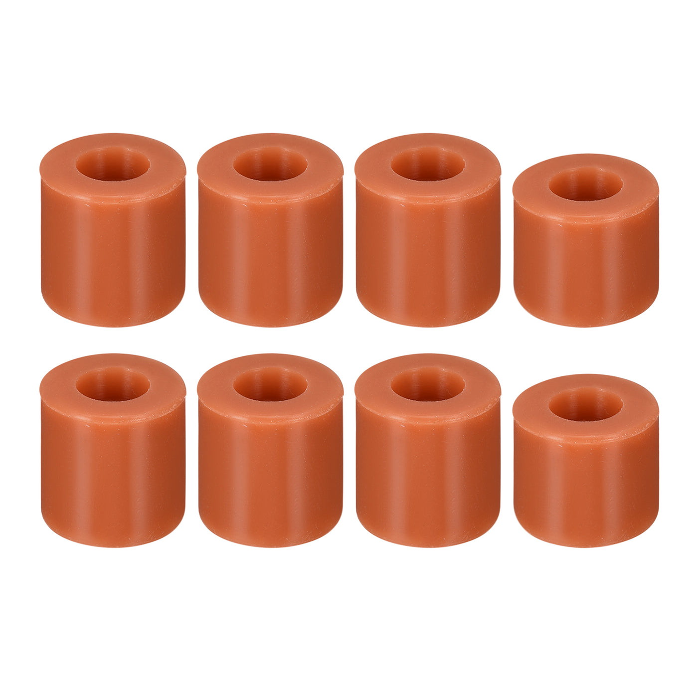 Harfington 16mm/18mm 3D Printer Heat Bed Parts, Silicone Solid Bed Mounts,Brown 2set