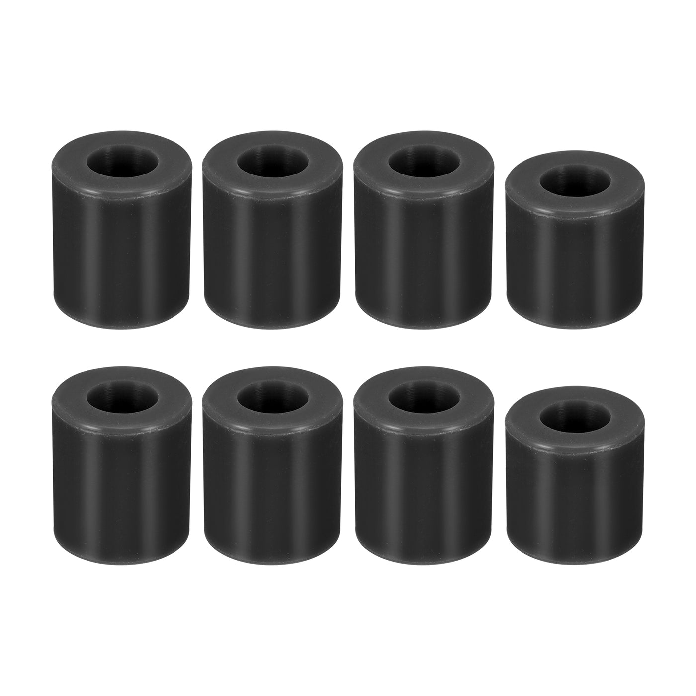 Harfington 16mm/18mm 3D Printer Heat Bed Parts, Silicone Solid Bed Mounts,Black 2set