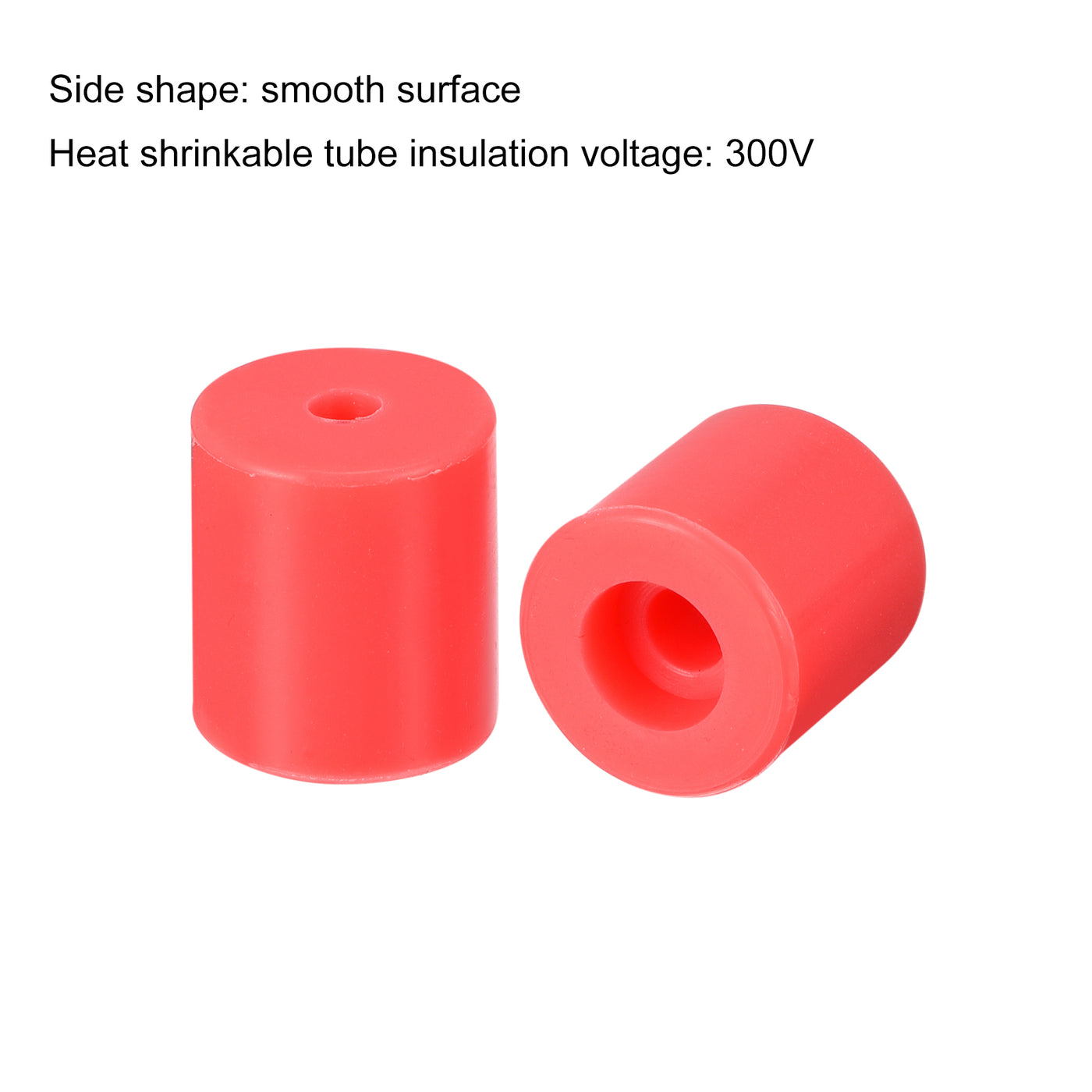Harfington 16mm/18mm 3D Printer Heat Bed Parts, Silicone Solid Bed Mounts,Red 2set