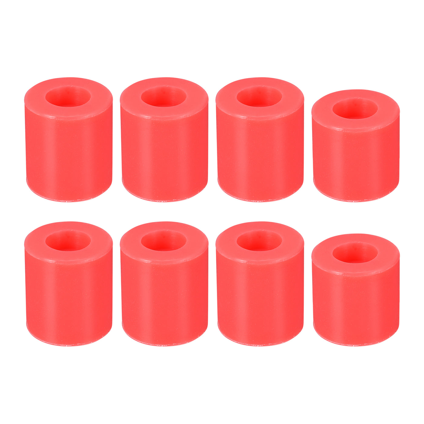 Harfington 16mm/18mm 3D Printer Heat Bed Parts, Silicone Solid Bed Mounts,Red 2set