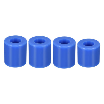 Harfington 16mm/18mm 3D Printer Heat Bed Parts, Silicone Solid Bed Mounts,Blue 1set