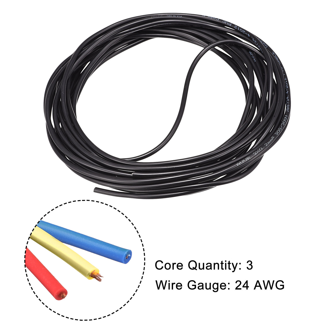 Harfington Extension Wire Power Cable Copper Conductor