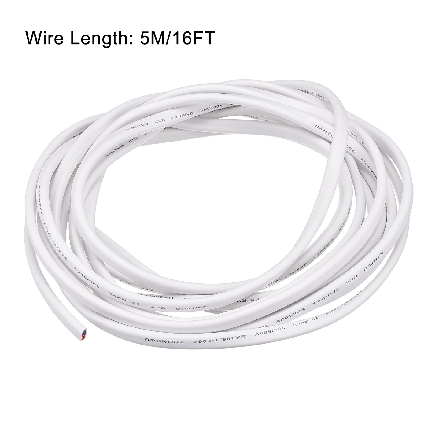 Harfington Extension Wire Power Cable Copper Conductor Core