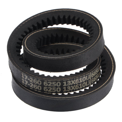 uxcell Uxcell Cogged V-Belt, 665mm Outside Circumference 13mm Width 10mm Height Wedge Belt