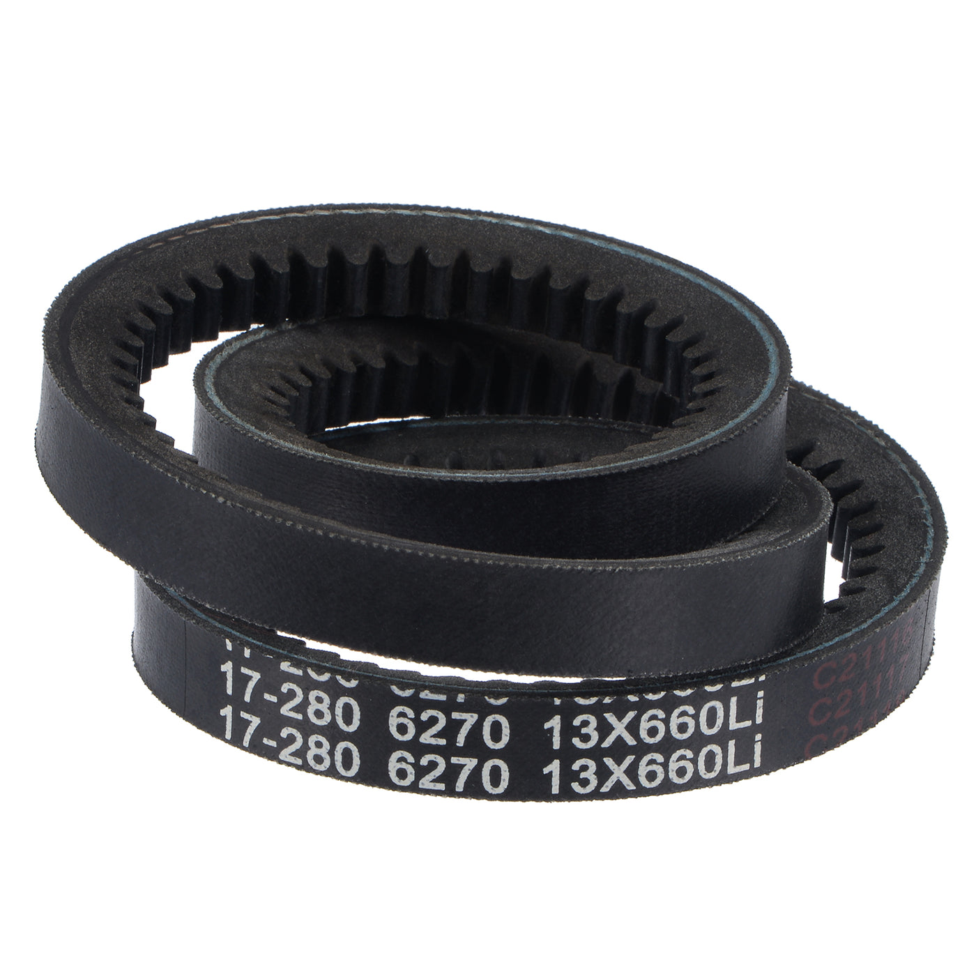 uxcell Uxcell Cogged V-Belt, 720mm Outside Circumference 13mm Width 10mm Height Wedge Belt