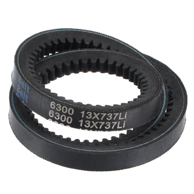 uxcell Uxcell Cogged V-Belt, 793mm Outside Circumference 13mm Width 10mm Height Wedge Belt