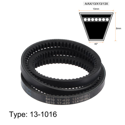 Harfington Uxcell Cogged V-Belt, 1070mm Outside Circumference 13mm Width 10mm Height Wedge Belt