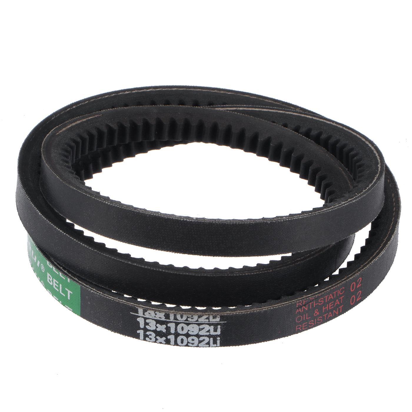 uxcell Uxcell Cogged V-Belt, 1145mm Outside Circumference 13mm Width 10mm Height Wedge Belt