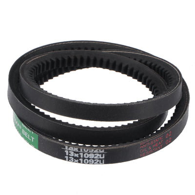 uxcell Uxcell Cogged V-Belt, 1145mm Outside Circumference 13mm Width 10mm Height Wedge Belt