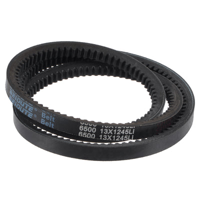 uxcell Uxcell Cogged V-Belt, 1295mm Outside Circumference 13mm Width 10mm Height Wedge Belt