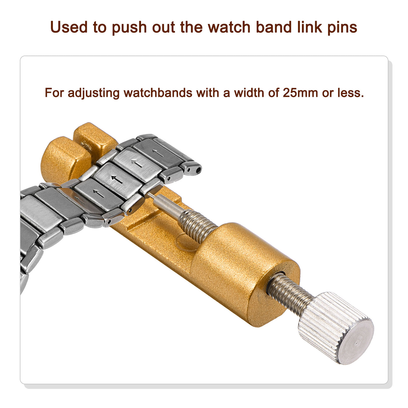uxcell Strap Link Pin Remover Tool with Spare Pins