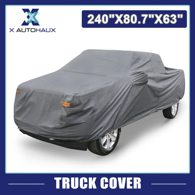 Harfington Pickup Truck Car Cover for Ford F350 Extended Cab Short Bed Pickup 4 Door 0107 Outdoor Waterproof Sun Rain Dust Wind Snow Protection PEVA
