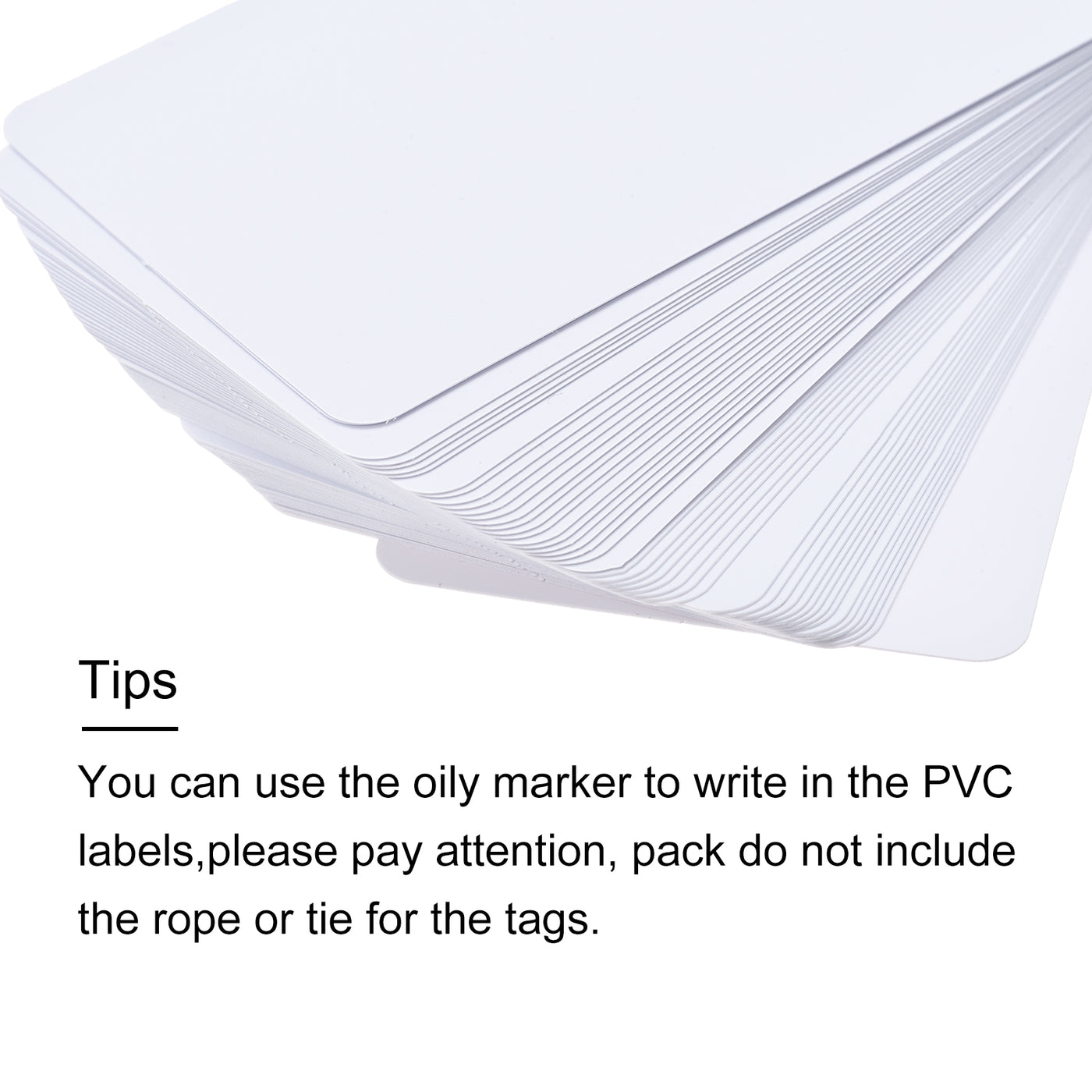 Harfington Waterproof Wires Plastic Shipping Tags Pcs