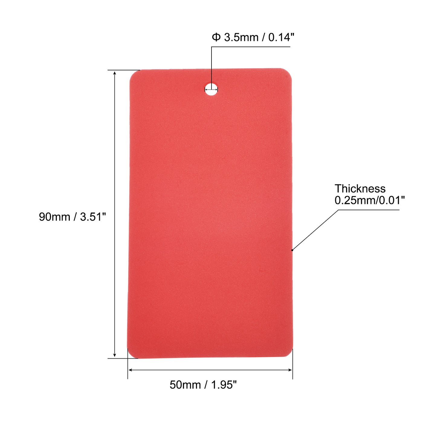 Harfington Waterproof Wires Plastic Shipping Tags Pcs