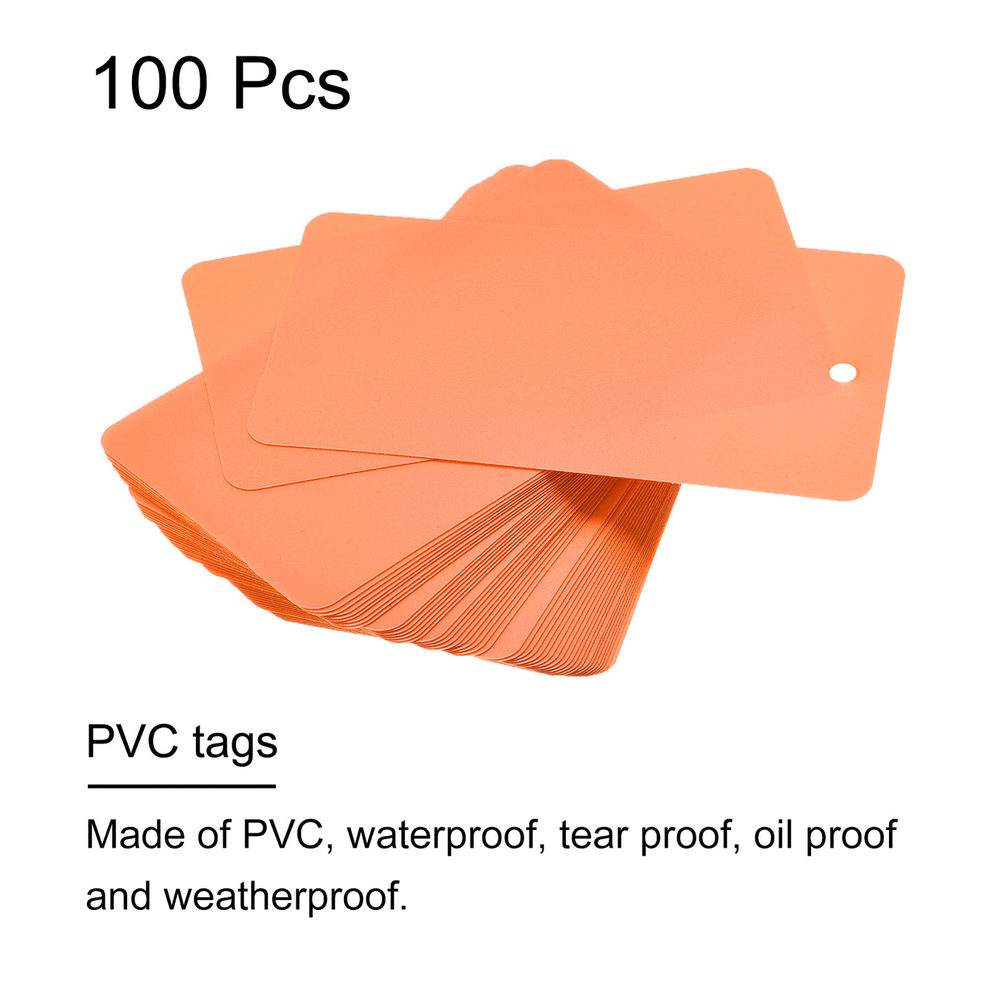 Harfington Waterproof Wires Plastic Shipping Tags Pcs