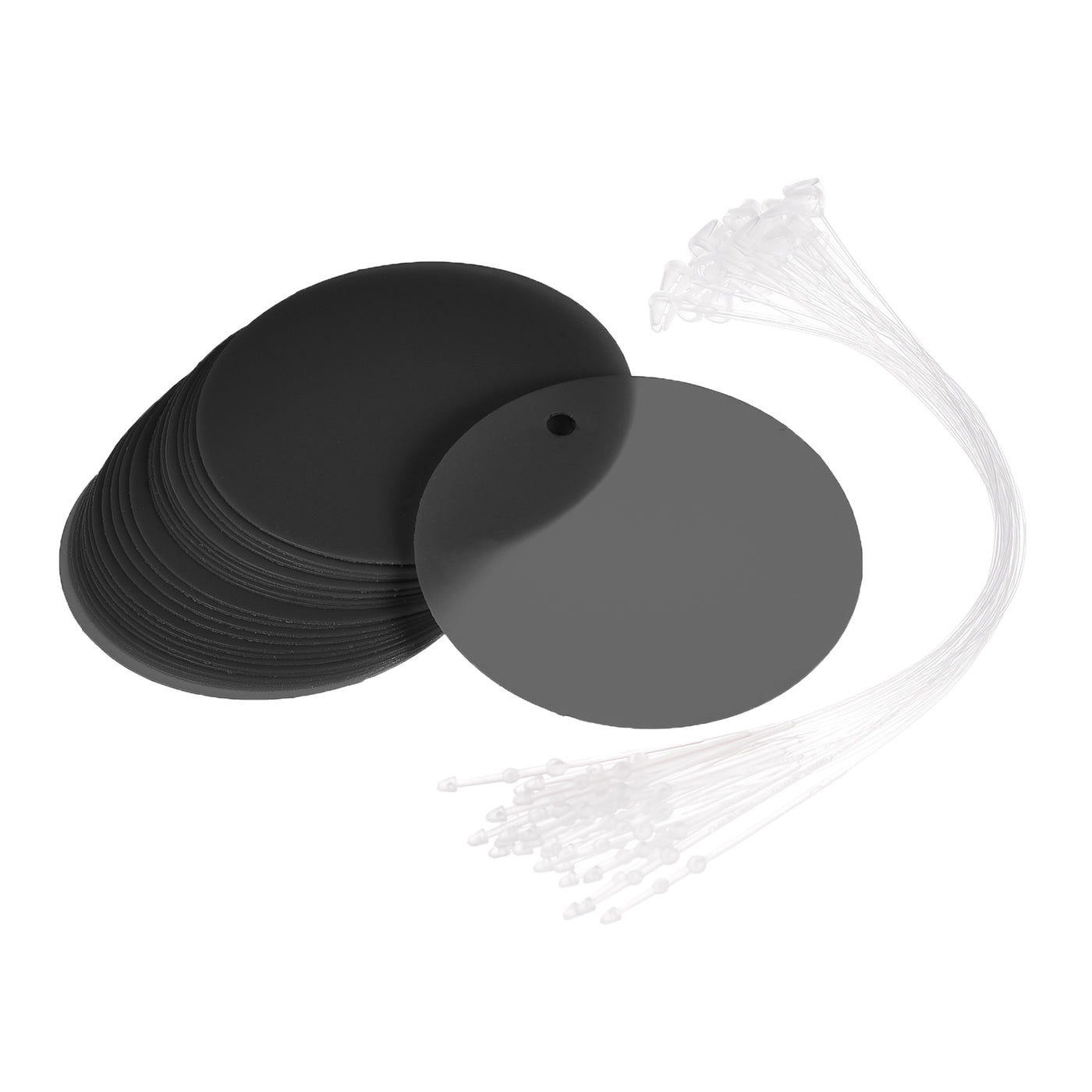 Harfington Round Plastic Tags Tear Proof Waterproof Price Tags