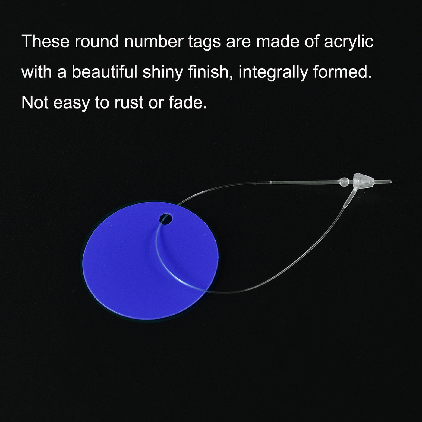 Harfington Round Plastic Tags Tear Proof Waterproof Price Tags