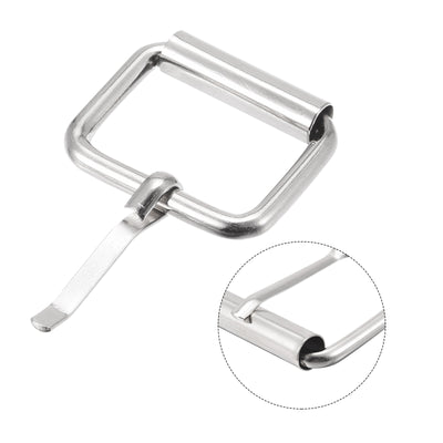 Harfington Uxcell 20mm(0.79") Metal Roller Buckles for Belts Bags Straps DIY Silver Tone 12pcs