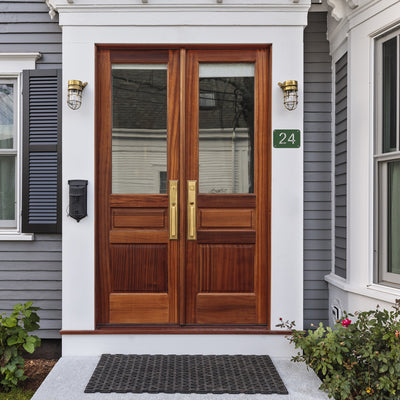 Harfington 4 Inch 304 Stainless Steel House Number Polishing for Door Mailbox(Number 0)