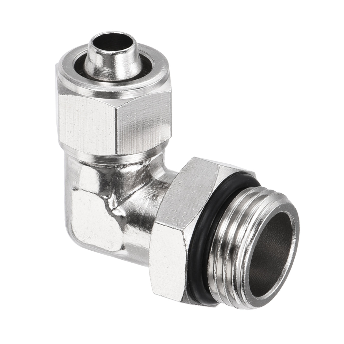 Harfington Elbow Tube Fitting Tube OD Nickel-plated Copper Adapter Fittings