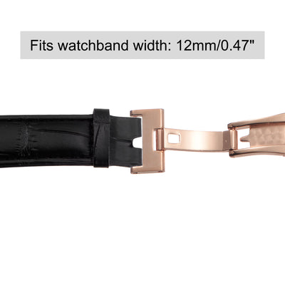 Harfington Folding Watch Clasp Push Button for Watchband